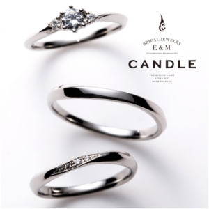 和歌山で人気の婚約指輪と結婚指輪ブランドキャンドル