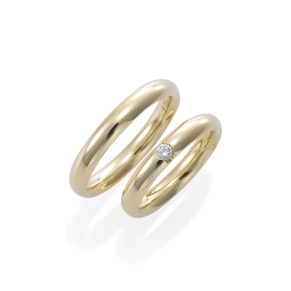 和歌山のシンプル王道なデザインの結婚指輪でフィッシャーの241シリーズ