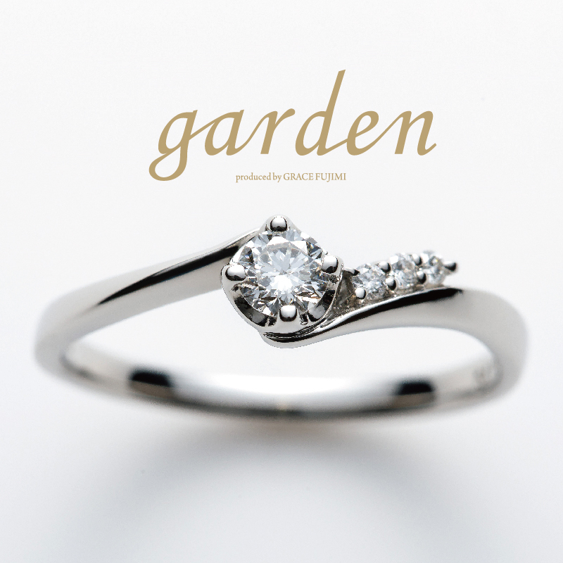 和歌山の即日可能プロポーズ婚約指輪（エンゲージリング）Little garden