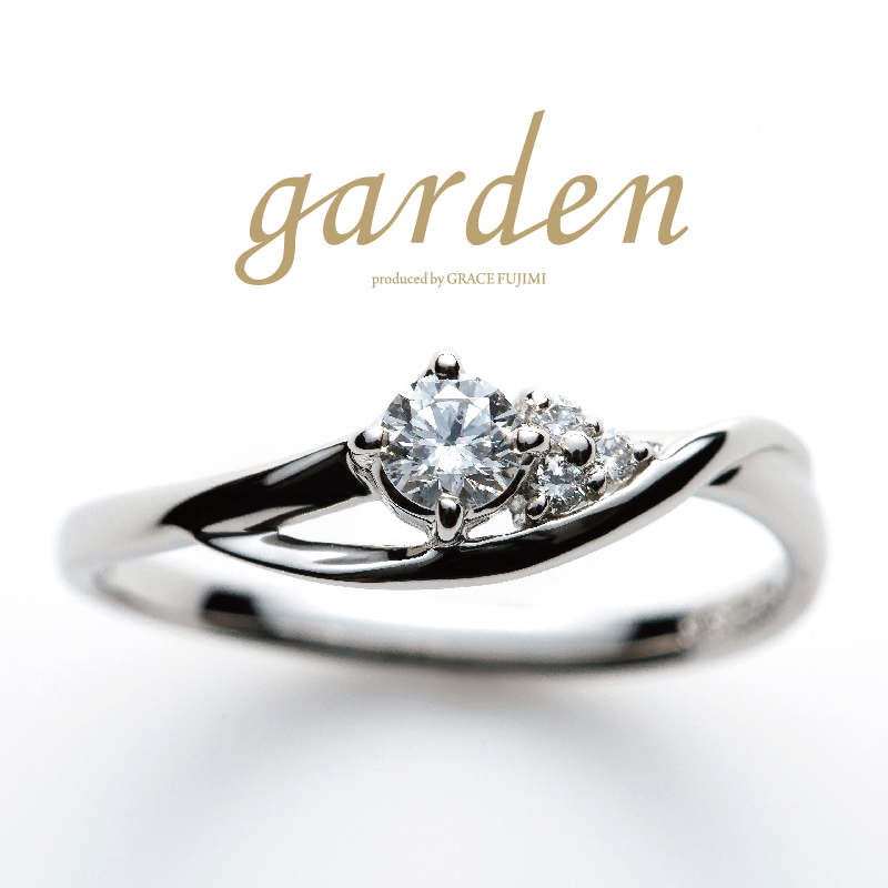 和歌山で探す１０万円の婚約指輪Littie Garden人気デザイン③
