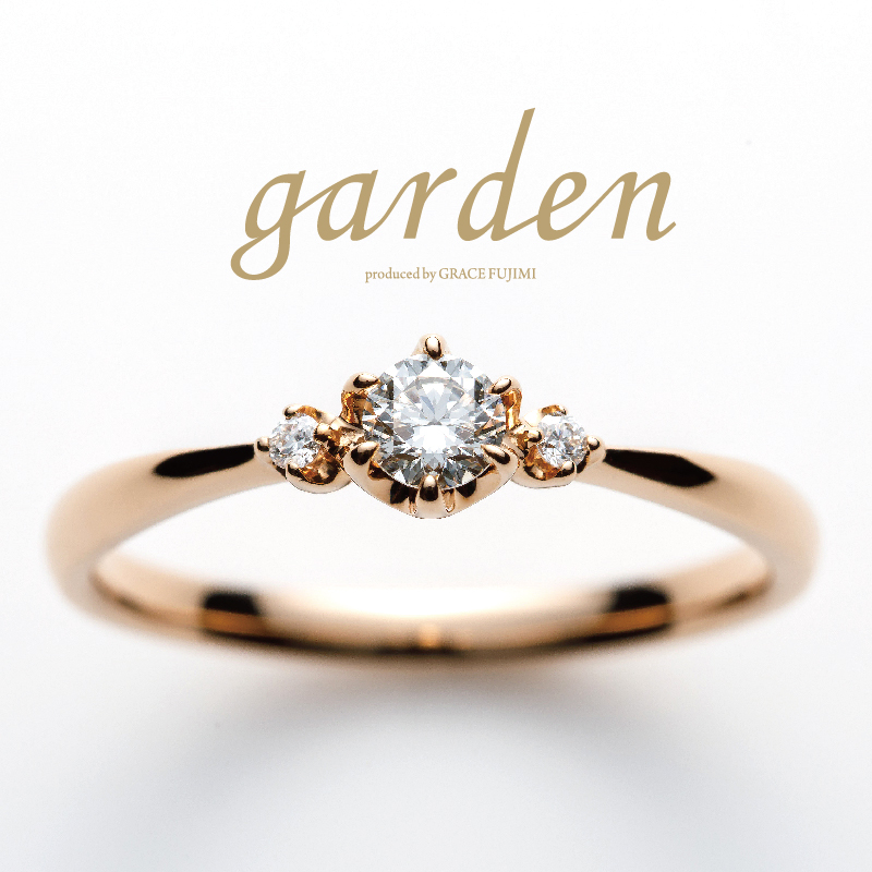 和歌山で探す１０万円の婚約指輪Littie Garden人気デザイン④
