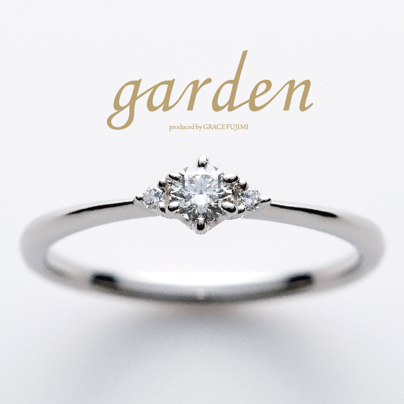 和歌山で探す１０万円の婚約指輪Littie Garden人気デザイン②
