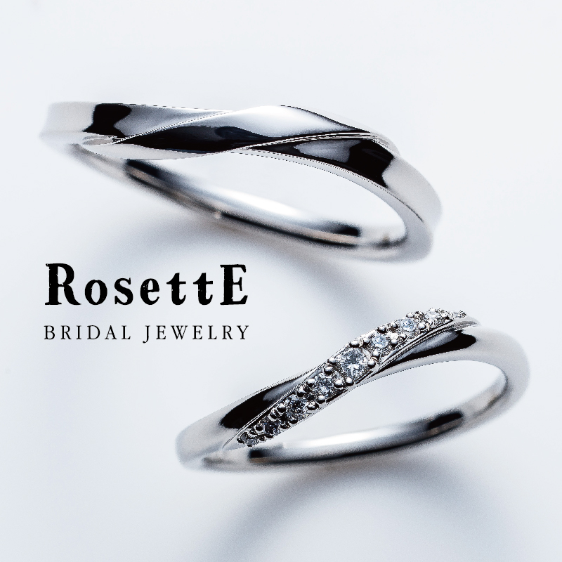 RosettE大阪で人気！アンティーク調のかわいい結婚指輪デザインFudge～菓子～
