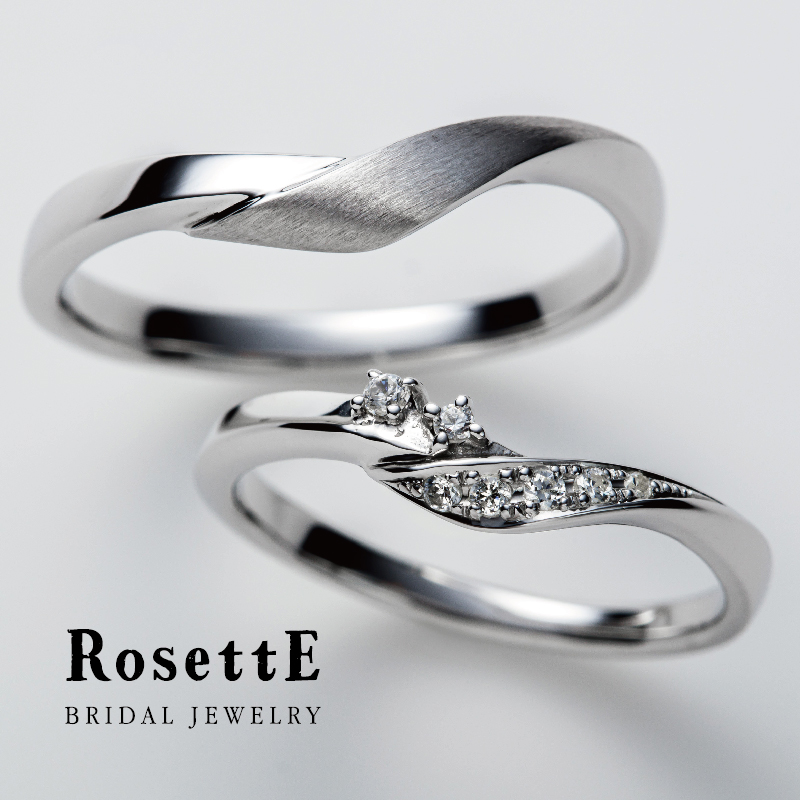アンティーク調でかわいい結婚指輪は和歌山で人気ロゼットのつるバラ～VINE ROSES～