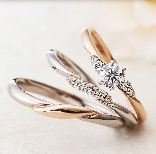 和歌山の可愛い婚約指輪でアムールアミュレットのアイリス