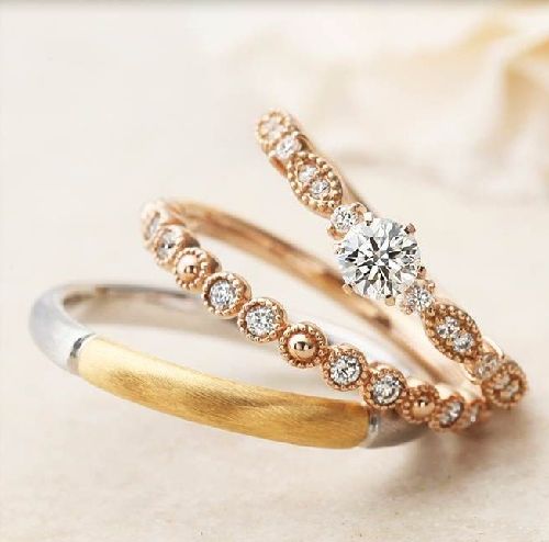 和歌山の可愛い婚約指輪でアムールアミュレットのソレイユ