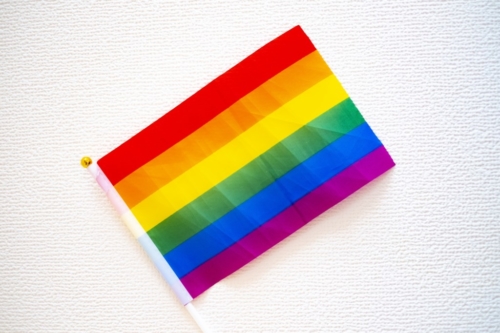 LGBTの象徴の虹色カラー