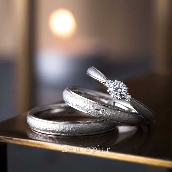 和歌山でおすすめのカジュアルな婚約指輪でノイシュプールのハンナ