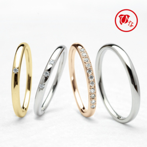 和歌山で人気のストレートの結婚指輪