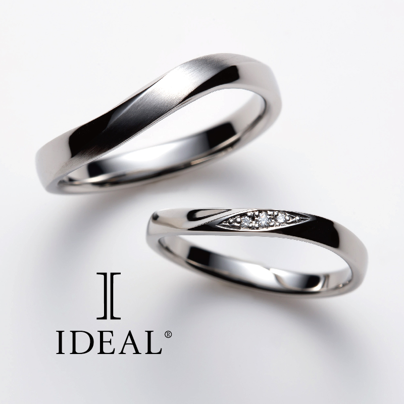 大阪でメンズにおすすめ！IDEALの結婚指輪デザイン３