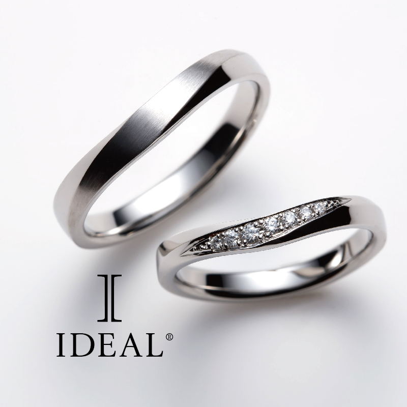 大阪でメンズにおすすめ！IDEALの結婚指輪デザイン２
