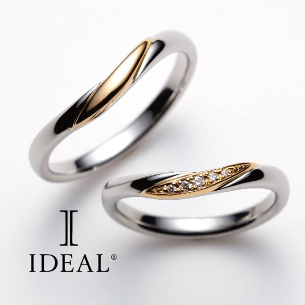 和歌山で人気の高品質ダイヤモンドを使用した結婚指輪ブランドのアイデアルプリュフォールのジョワ
