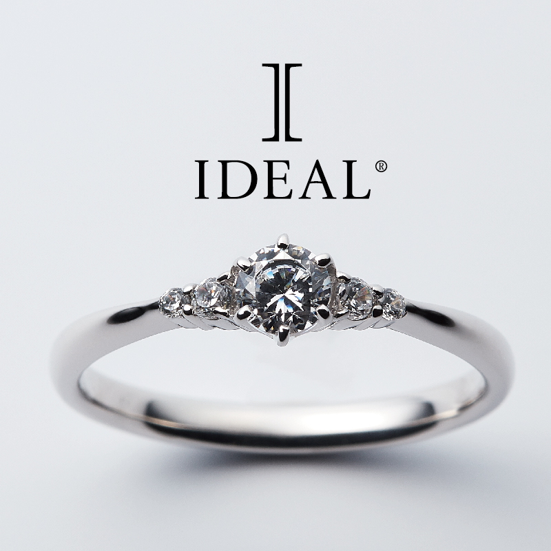 お家でプロポーズにおすすめIDEALの婚約指輪デザイン②