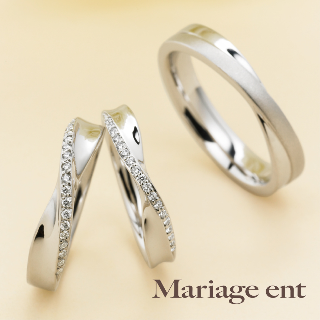 大阪でおすすめの高品質結婚指輪Mariage entの人気デザインElever
