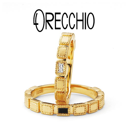 ORECCHIO（オレッキオ）ハイセンスな結婚指輪デザインLF857 ＆ LF856