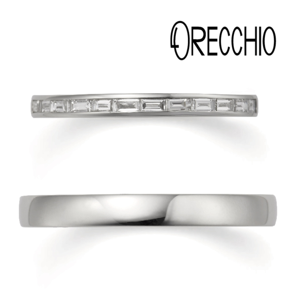 和歌山で人気ORECCHIOの結婚指輪デザイン4