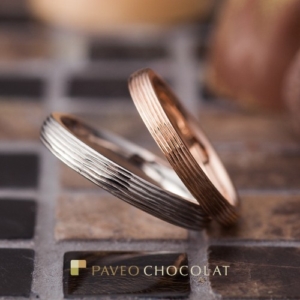 大阪で人気！アンティーク調のかわいいPaveo Chocolatの結婚指輪デザイン