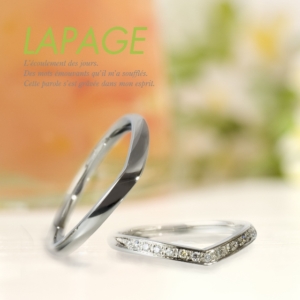 和歌山で人気のブランドLAPAGE（ラパージュ）結婚指輪4