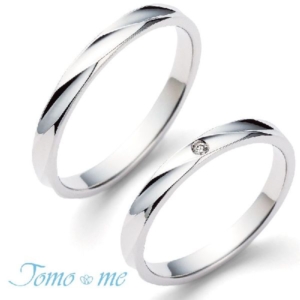結婚指輪の購入時期はいつtomomeのデザイン結婚指輪の写真