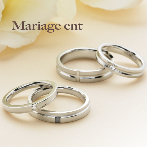 和歌山で人気の結婚指輪ブランドマリアージュ３