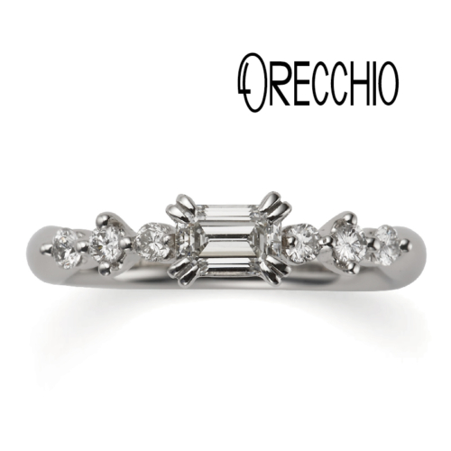 ORECCHIO　オレッキオ　和歌山　ひとひねりあるデザインの婚約指輪