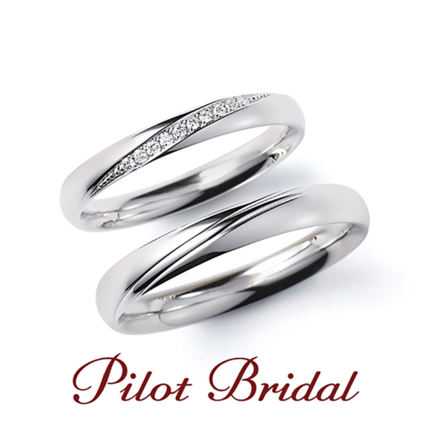 和歌山で人気PilotBridalの結婚指輪デザイン4
