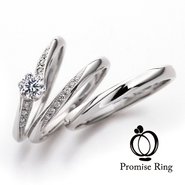 和歌山で人気細身で華奢な結婚指輪ブランドPromise Ring