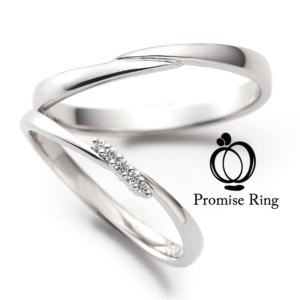 Promise Ring和歌山でおすすめの細身で華奢な結婚指輪Promise of JOY