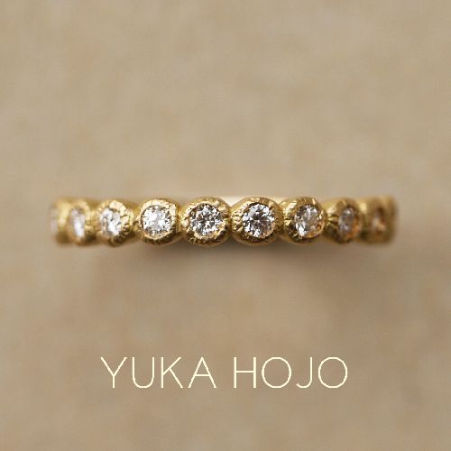 和歌山で人気の手作り感あるカジュアルでかわいい婚約指輪ユカホウジョウ１