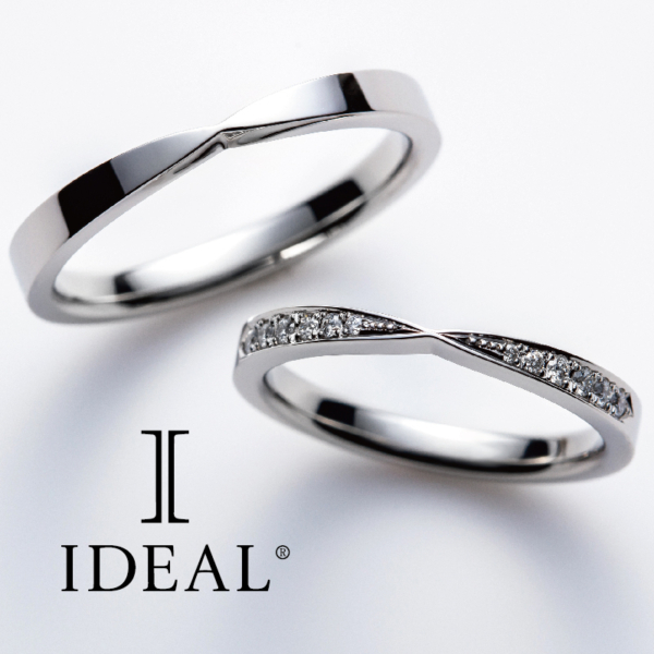 和歌山で人気の高品質ダイヤモンドを使用した結婚指輪ブランドのアイデアルプリュフォールのミニョン