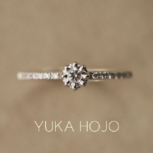 和歌山でプロポーズに人気のYUKAHOJO婚約指輪デザイン3