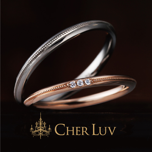 CHER LUV和歌山でおすすめの細身で華奢な結婚指輪CAMPANULE