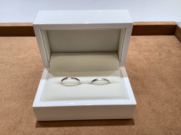 和歌山県海南市：手作りでご結婚指輪を作製、ご成約いただきました