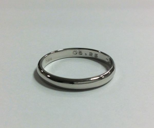 和歌山の手作り結婚指輪（マリッジリング）の表面加工ポリッシュ