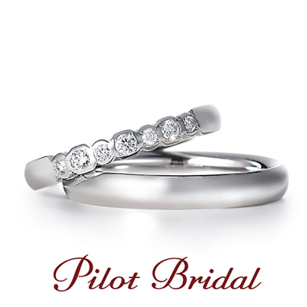 大阪でおすすめの高品質結婚指輪Pilot Bridalの人気デザインPleasure【喜び】