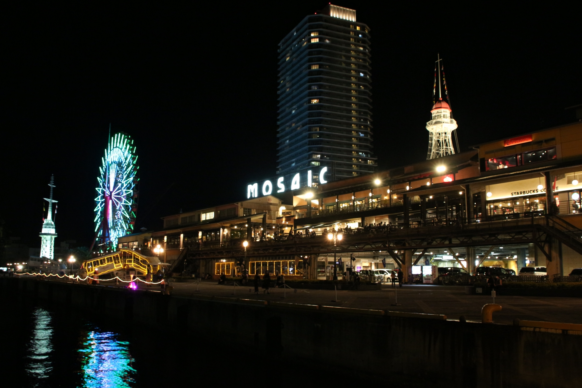 サプライズプロポーズに!神戸ハーバーランド/メリケンパークから見る夜景写真3