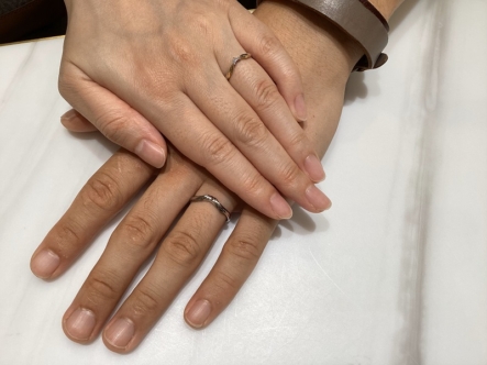 和歌山和歌山市：ラパージュの結婚指輪をご成約頂きました