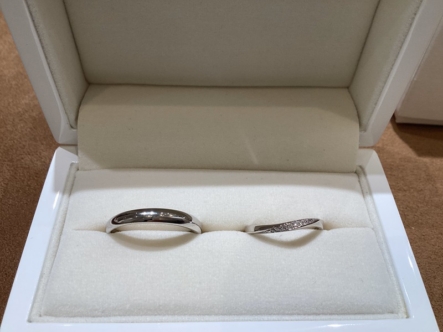 和歌山県有田郡有田川町：Pulito（プリート）の結婚指輪をご成約頂きました。