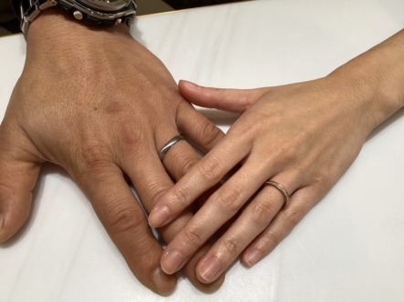 和歌山県西牟婁郡白浜町　FISCHERとYUKA HOJOの結婚指輪をご成約いただきました