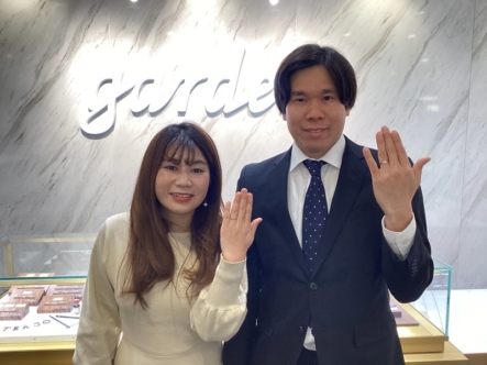 和歌山県和歌山市　FISCHER（フィッシャー）の結婚指輪をご成約いただきました！