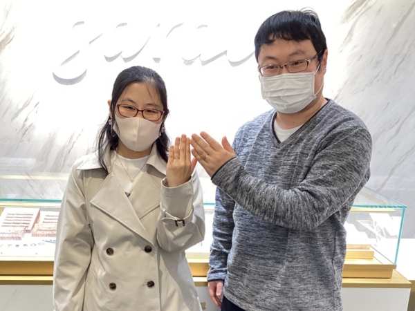 和歌山県御坊市：SO（ソウ）の結婚指輪をご成約いただきました