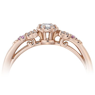 和歌山ディズニーの婚約指輪と結婚指輪限定コレクションデザイン4