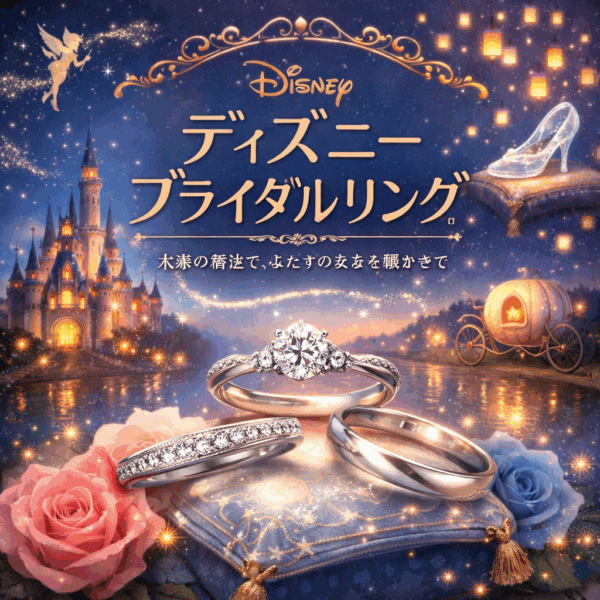 garden和歌山ではディズニーシリーズの婚約指輪・結婚指輪がある