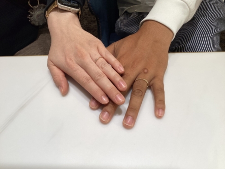 和歌山県新宮市　Quand de Mariage（クワンドゥマリアージュ）の結婚指輪をご成約いただきました