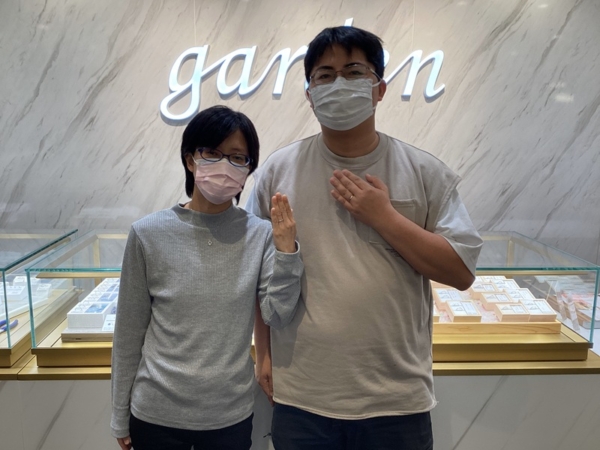 和歌山市 IDEAL plus fort（アイデアルプリュフォール）の結婚指輪をご成約いただきました