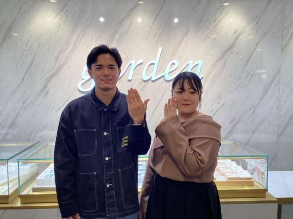 和歌山県有田市　RosettE Life（ロゼット・ライフ）の結婚指輪をご成約いただきました