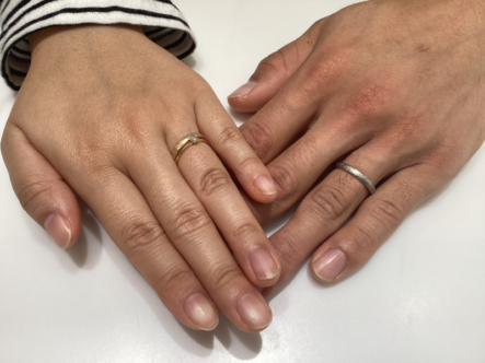 大阪府泉南郡岬町　IDEAL plus fort（アイデアルプリュフォール）の結婚指輪をご成約いただきました