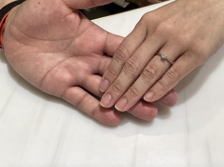 和歌山県紀三井寺　gardenオリジナルの婚約指輪(エンゲージリング)をご成約いただきました