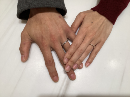 大阪府泉南市　Disney Tangled-RAPUNZEL（ラプンツェル）の結婚指輪をご成約いただきました。