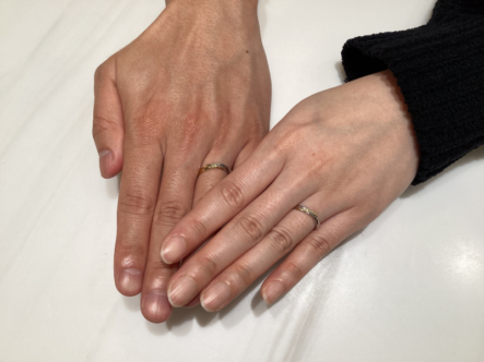 和歌山県紀の川市　Beauty and the Beast（ディズニー美女と野獣）の結婚指輪をご成約いただきました。